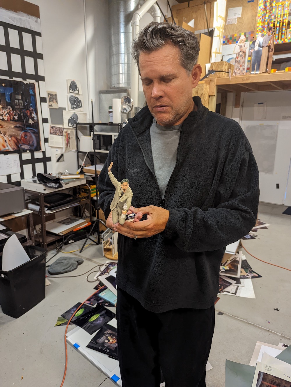 Bill Adams in his studio