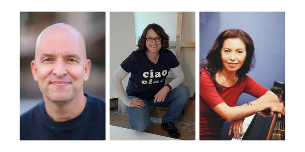 A mashup of three headshots