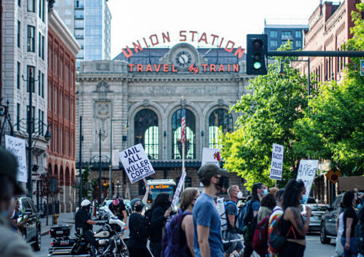 Union Station Protest